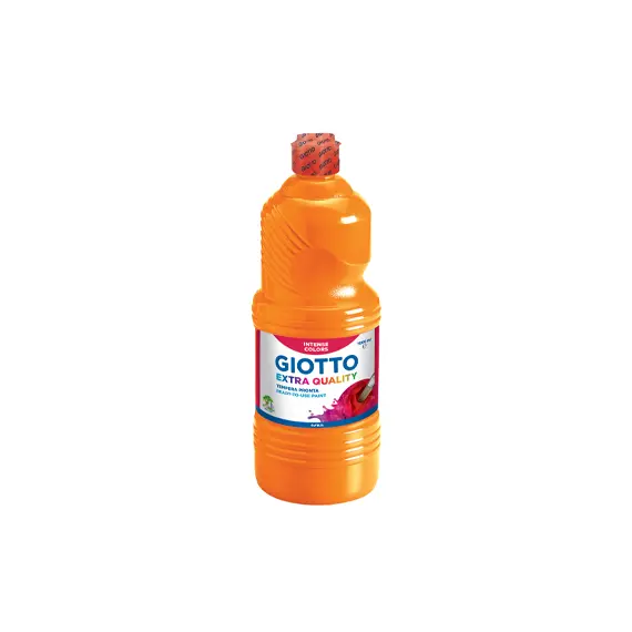 Guache Líquido Giotto Extra Quality 1L Laranja | Material de Pintura de Alta Qualidade