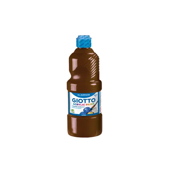Guache Líquido Acrílico Giotto 500ml Castanho | Tintas de Arte na bluepixel.pt