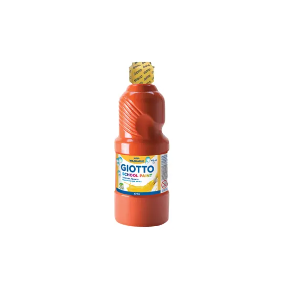 Guache Líquido Giotto Escolar 500ml Vermelho | Tintas de Qualidade para Educação