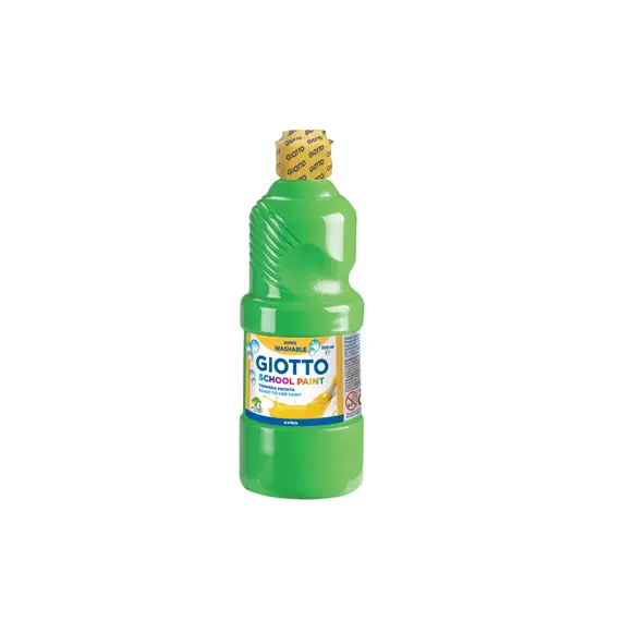 Guache Líquido Giotto Escolar 500ml Verde | Tintas para Pintura Infantil