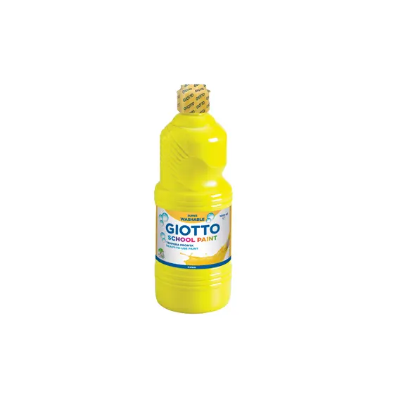 Guache Líquido Giotto Escolar 1L Amarelo - Tinta de Alta Qualidade para Educação e Arte
