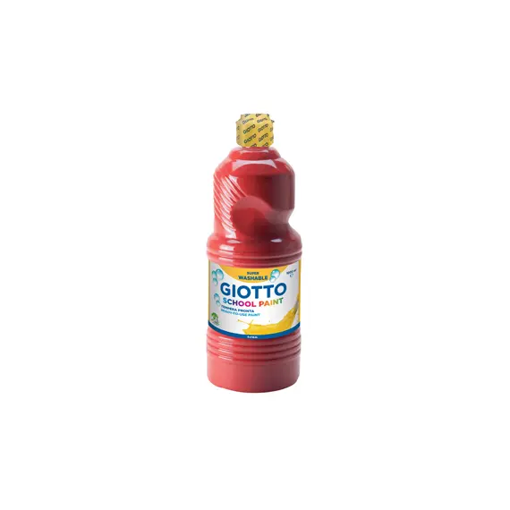 Guache Líquido Giotto Escolar 1L Vermelho | Tintas artísticas para escolas e artistas