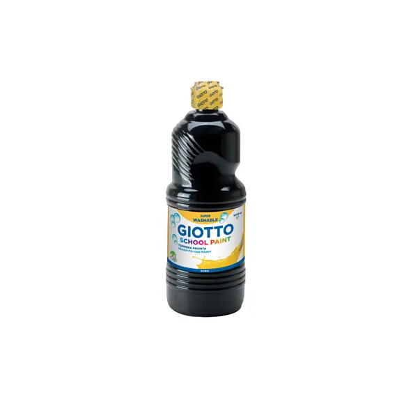 Guache Líquido Giotto Escolar 1L Preto | Tintas de Alta Qualidade para Educação e Arte