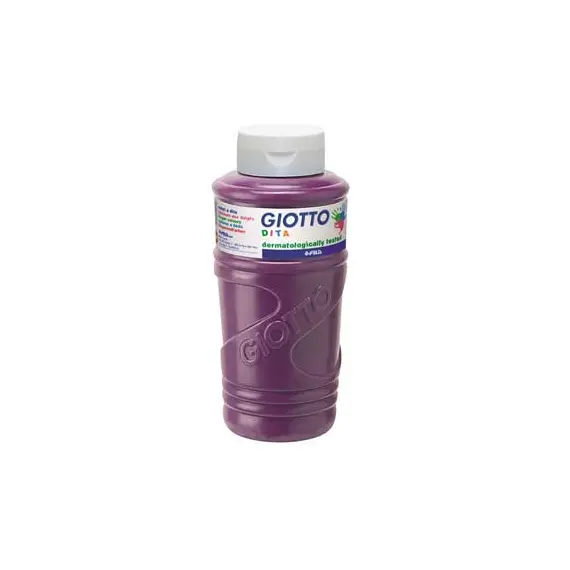Giotto Guache Pintura Dedos 750ml Violeta - Tinta infantil segura para criatividade