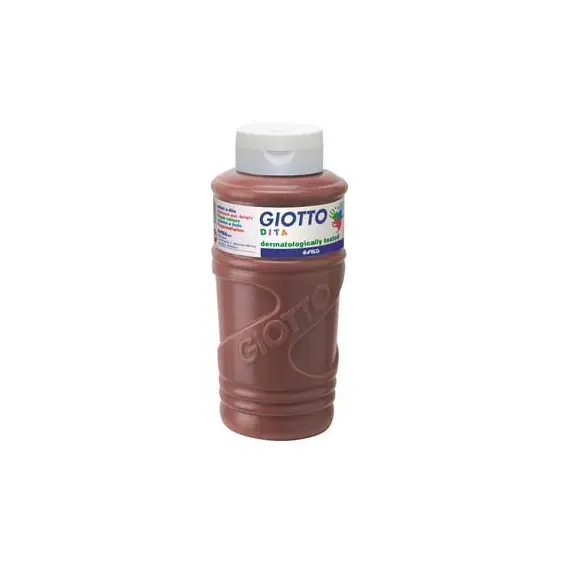 Guache de Dedos Giotto 750ml Castanho | Tinta Infantil Segura para Crianças