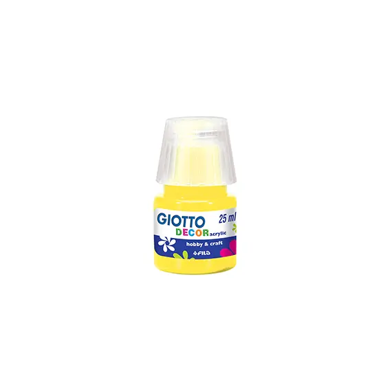 Guache Decor Acrílico Giotto 25ml Amarelo | Tintas de Arte e Decoração na bluepixel.pt