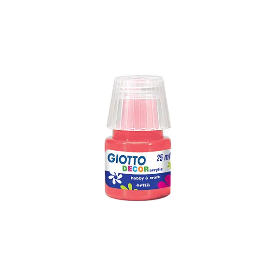 Guache Decor Acrílico Giotto Vermelhão 25ml | Tintas Artísticas de Qualidade na bluepixel.pt