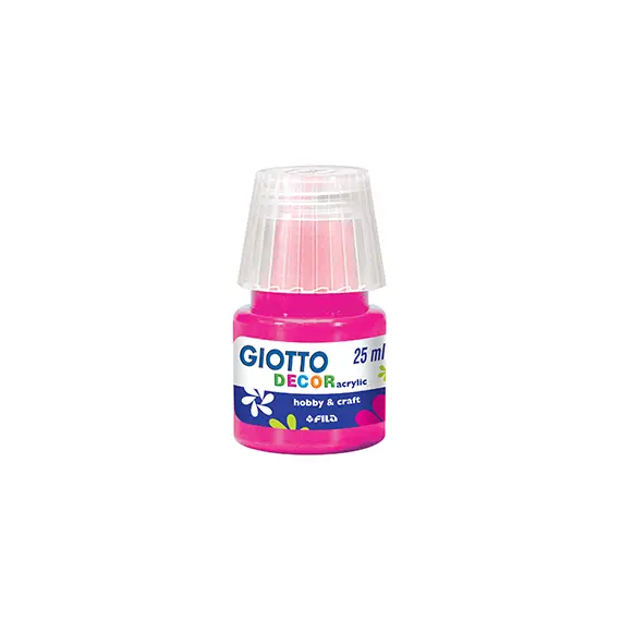 Guache Decor Acrílico Giotto Magenta 25ml | Tinta de Alta Qualidade para Artes