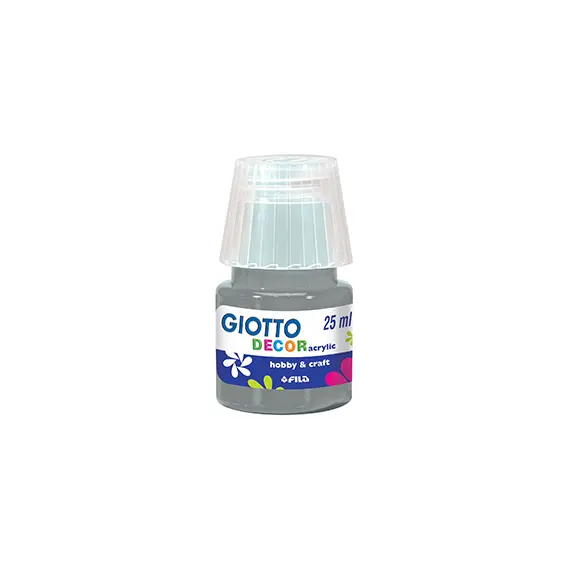 Guache Decor Acrílico Giotto Prata 25ml | Tinta metálica para artes e decorações | bluepixel.pt