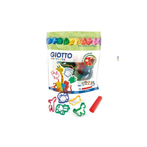 Acessórios de Modelagem Giotto Patplume - Kit com 16 Unidades + 1 Rolo | Loja BluePixel