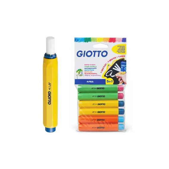 Porta Giz Giotto Blister Sortido 5+1unidades | Organização e Praticidade