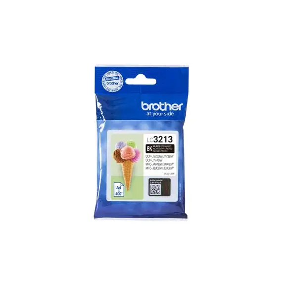 Tinteiro Brother LC3213BK Preto - Cartucho de alta capacidade para impressoras Brother | bluepixel.pt