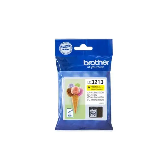 Tinteiro Brother LC3213Y Amarelo - Cartucho de Alta Qualidade para Impressoras Brother | bluepixel.pt