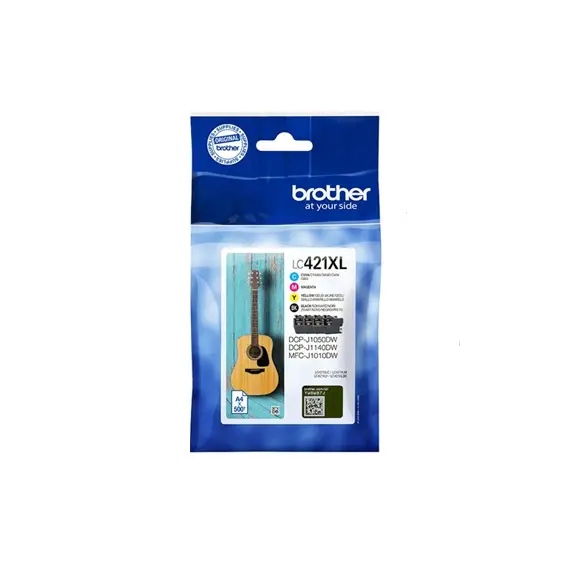 Pack Tinteiros Brother LC421XLVAL - 4 Cores de Alta Capacidade para Impressoras Brother | BluePixel.pt