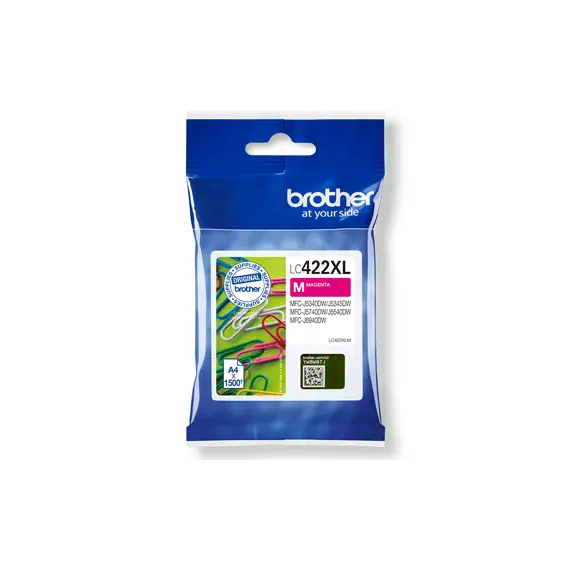 Tinteiro Brother LC422XLM Magenta - Alta Capacidade para Impressoras Brother | BluePixel.pt