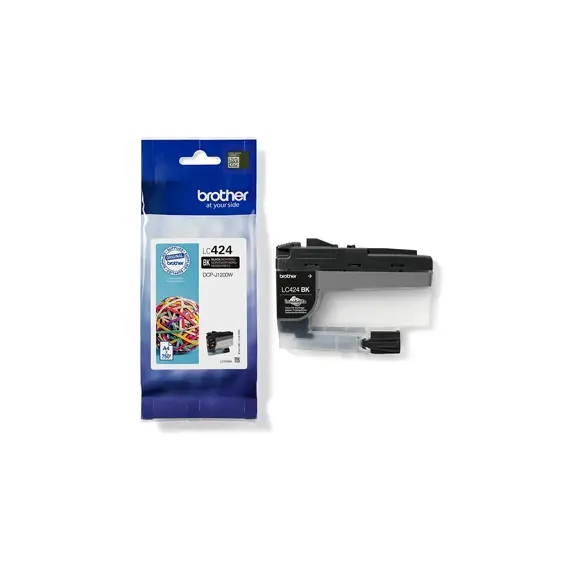 Tinteiro Brother LC424BK Preto - Alta Capacidade para Impressoras Brother | bluepixel.pt