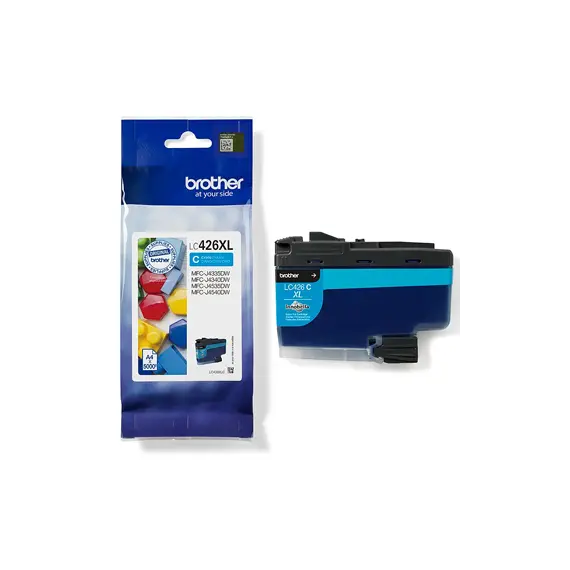 Tinteiro Brother LC426XLC Azul - Alta Capacidade para Impressoras Brother | bluepixel.pt