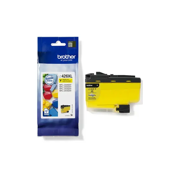 Tinteiro Brother LC426XLY Amarelo - Alta Capacidade para Impressoras Brother | bluepixel.pt