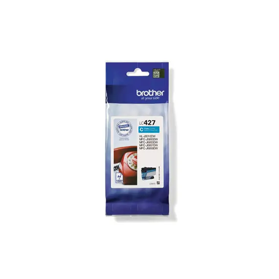 Tinteiro Brother LC427C Azul - Cartucho de Tinta de Alta Capacidade para Impressoras Brother na BluePixel.pt