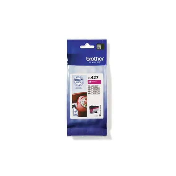Tinteiro Brother LC427M Magenta - Capacidade para 1500 páginas | Loja BluePixel