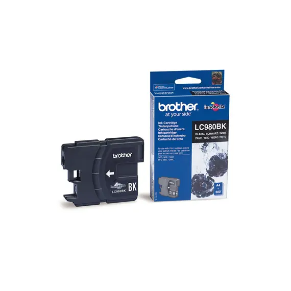 Tinteiro Brother LC980BK Preto 8,7ml - Impressões de Alta Qualidade | bluepixel.pt