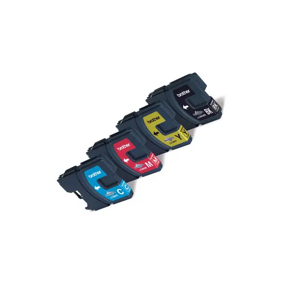 Pack Tinteiros Brother LC980VALBP - 4 Cores Compatíveis para Impressoras Brother | BluePixel.pt
