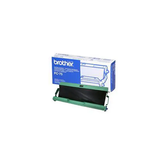 Fita de Transferência Térmica Brother PC75 - Compatível com Impressoras Brother - 144 Páginas