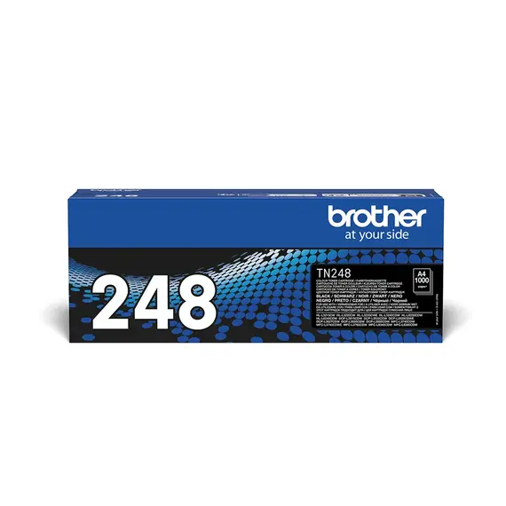 Toner Brother TN-248BK Preto - Compatível com impressoras Brother - Alta capacidade - 1000 páginas | bluepixel.pt