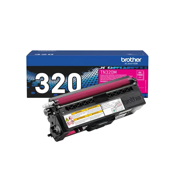 Toner Brother TN-320M Magenta - Compatível com Impressoras Brother | BluePixel.pt