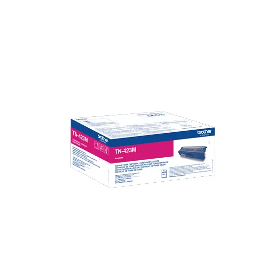 Toner Brother TN-423M Magenta - Compatível com Impressoras Brother - Alta Capacidade de 4000 páginas