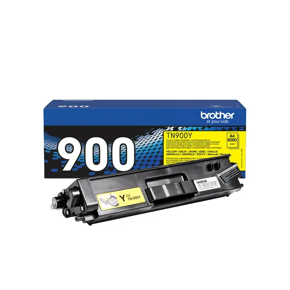 Toner Brother TN-900Y Amarelo - Capacidade para 6.000 páginas | Loja BluePixel