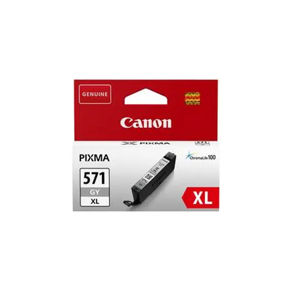 Tinteiro Canon 571XL Cinzento 0335C001 - Alta Capacidade para Impressoras Canon | bluepixel.pt
