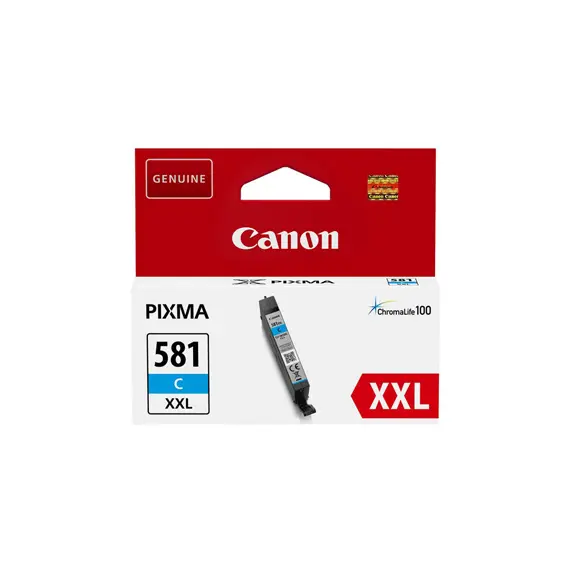 Tinteiro Canon 581XXL Azul 1995C001 - Alta Capacidade para Impressoras Canon | BluePixel.pt