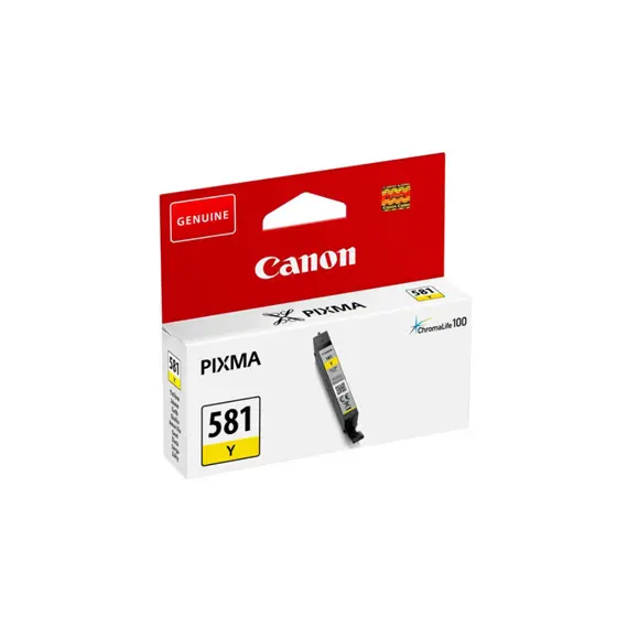 Tinteiro Canon 581 Amarelo 2105C001 - Cartucho de Tinta de Alta Qualidade para Impressoras Canon na bluepixel.pt