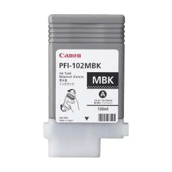 Tinteiro Canon PFI-102 Preto Matte 130ml | Compatível com impressoras Canon na BluePixel.pt