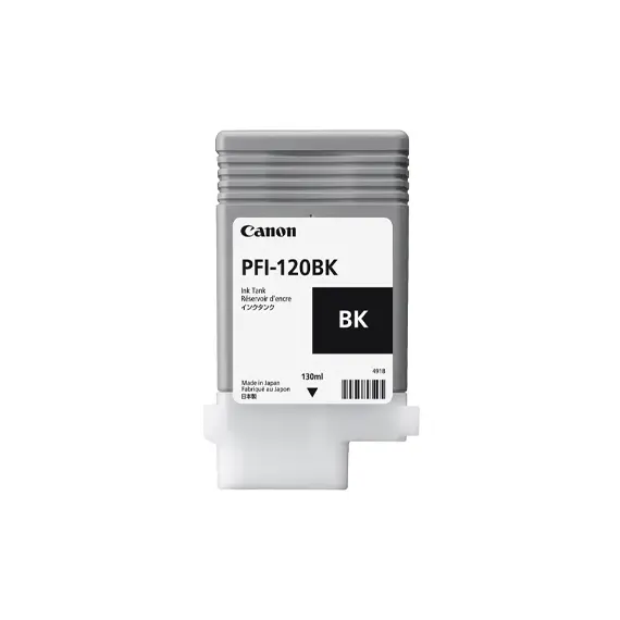 Tinteiro Canon PFI-120 Preto 130ml | Alta Qualidade para Impressoras Canon na bluepixel.pt