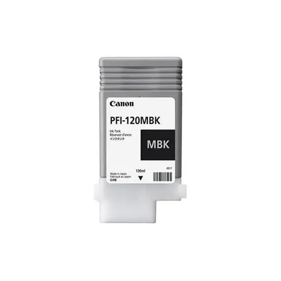 Tinteiro Canon PFI-120 Preto Matte 130ml | Compatível com impressoras Canon | Bluepixel.pt
