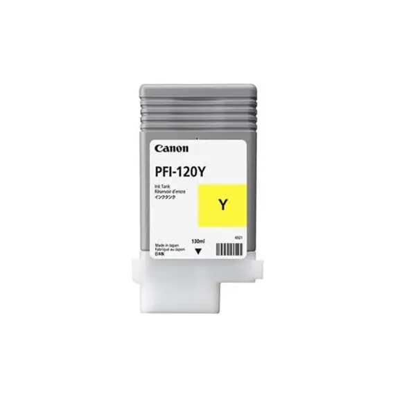Tinteiro Canon PFI-120 Amarelo 130ml | Compatível com Impressoras Canon | bluepixel.pt