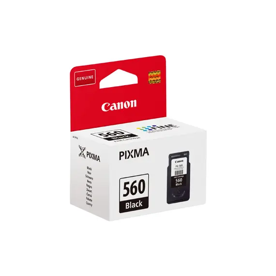 Tinteiro Canon 560 Preto 3713C001 - Cartucho de tinta para impressoras Canon - 7,5ml - Até 180 páginas