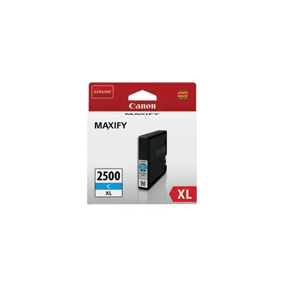 Tinteiro Canon 2500XL Azul 9265B001 - Alta Capacidade para Impressoras Canon na BluePixel.pt