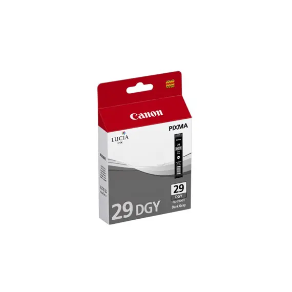 Tinteiro Canon 29 Cinzento Escuro 36ml 710 páginas - Compatível com impressoras Canon | bluepixel.pt