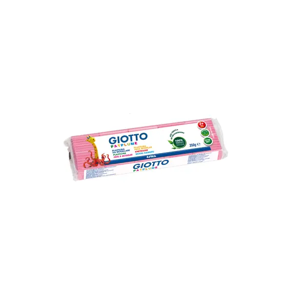 Plasticina Rosa Patplume Giotto 350g | Massa de Modelar de Alta Qualidade