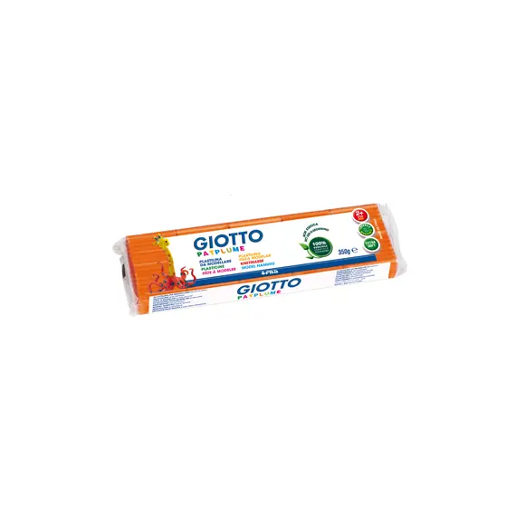 Plasticina Laranja Patplume Giotto 350g | Massa de Modelar Segura para Crianças
