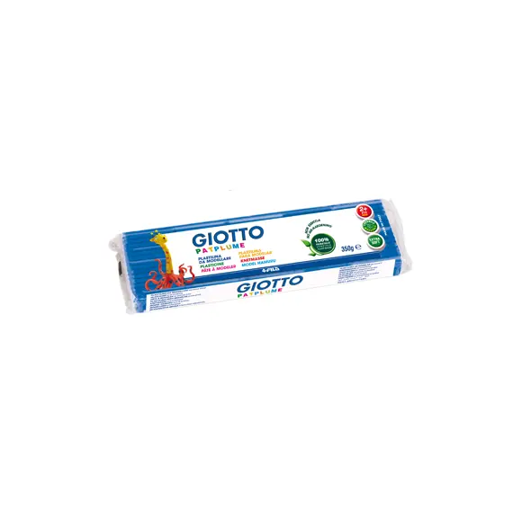 Plasticina Azul Claro Patplume Giotto 350g | Material de Modelar Seguro para Crianças