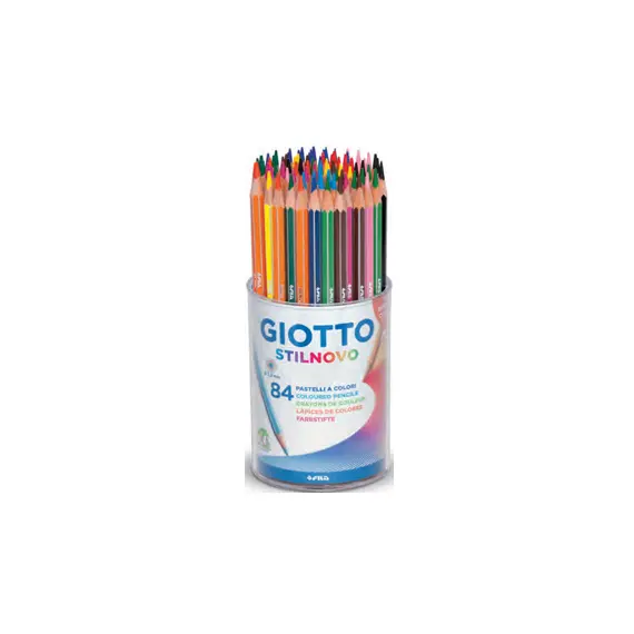 Lápis de Cor Giotto Stilnovo 84 Unidades com Copo de 18cm | Loja BluePixel