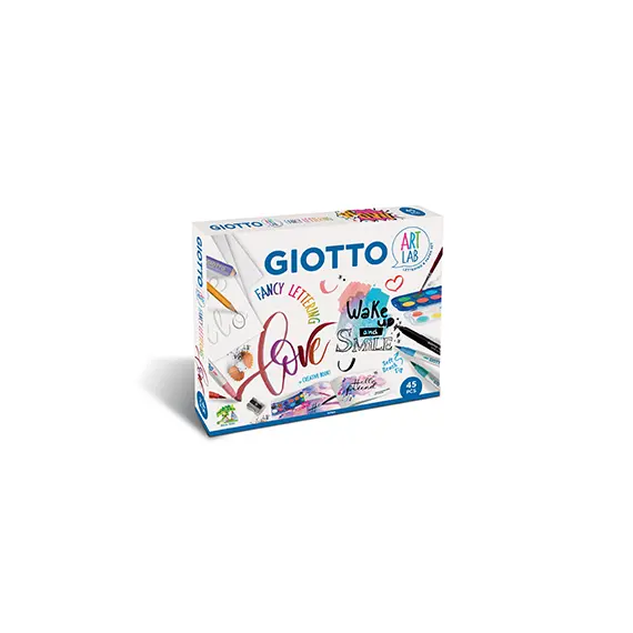 Conjunto Giotto Art Lab Fancy Lettering 45 Peças | Material de Arte Criativo na bluepixel.pt