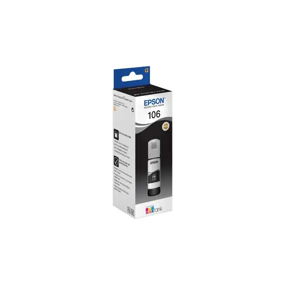 Tinteiro Epson 106 Preto Foto C13T00R140 70ml - Impressões de Alta Qualidade | bluepixel.pt