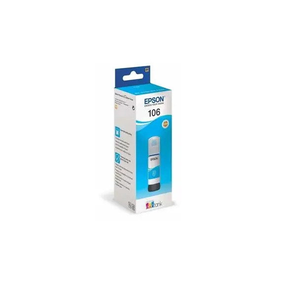 Tinteiro Epson 106 Azul C13T00R240 70ml - Impressões Vibrantes até 5000 páginas | BluePixel.pt