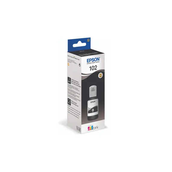 Tinteiro Epson 102 Preto C13T03R140 - Alta Capacidade para Impressoras Epson | bluepixel.pt