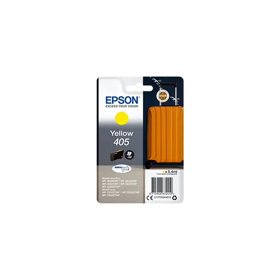 Tinteiro Epson 405 Amarelo C13T05G44010 - Tinta de Alta Capacidade para Impressoras Epson na bluepixel.pt